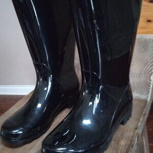 Time & Tru Women's Size 6 Rubber Rain Boots NEW!